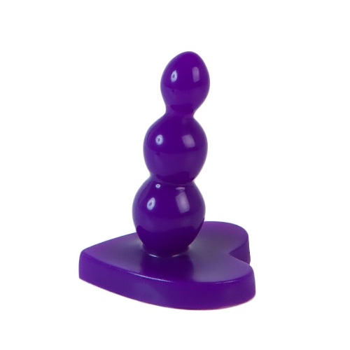 Beaded Butt Plug 3 - Purple Butt Plug