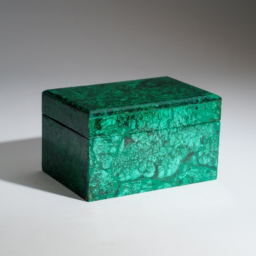 Genuine Malachite Jewelry Box (1.85 lbs)