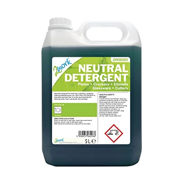 2Work Dishwashing Neutral Detergent 5 Litre 2W06293