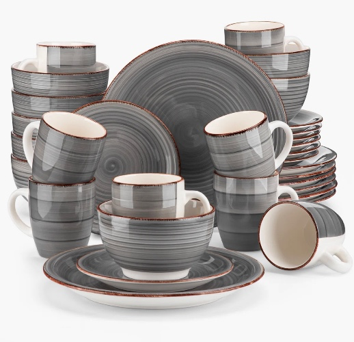 New plates, bowls and mugs set 