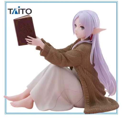 Frieren reading a book figure