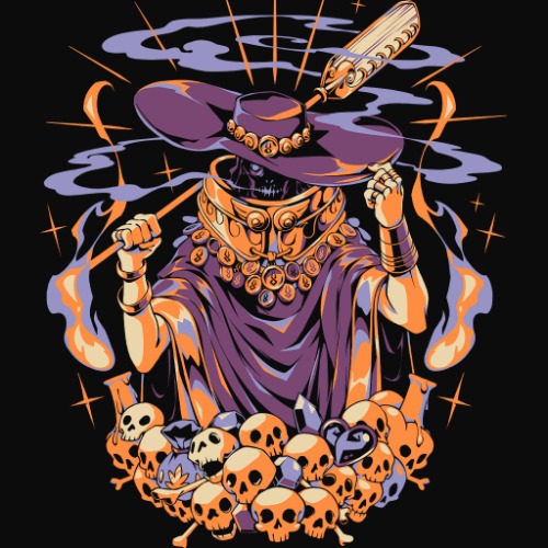 The Stygian Boatman | Unisex L / Vintage Black