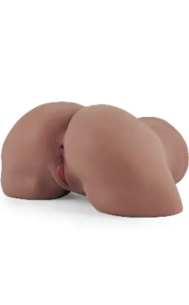 Masturbator Stroker Sex Toy 24lb TPE Pelvis with Tight Ribbed Vaginal & Anal Canal, Butt & Pussy with Hermetic Seal for Max Suction with Cleaning Tool, Tan : Health & Household