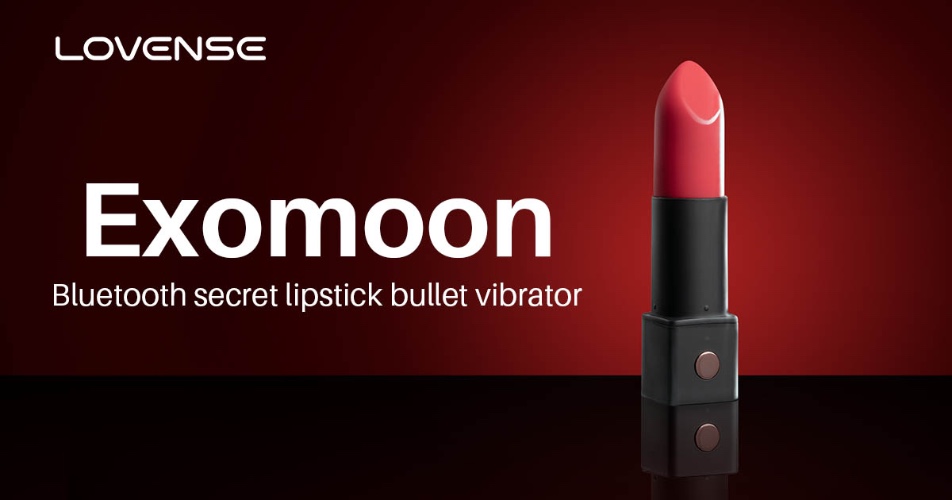 Lovense® Exomoon: Remote control mini lipstick bullet vibrator!