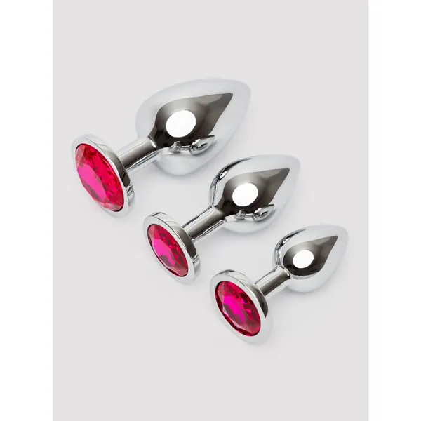Lovehoney Jeweled Metal Butt Plug Set (3 Piece)