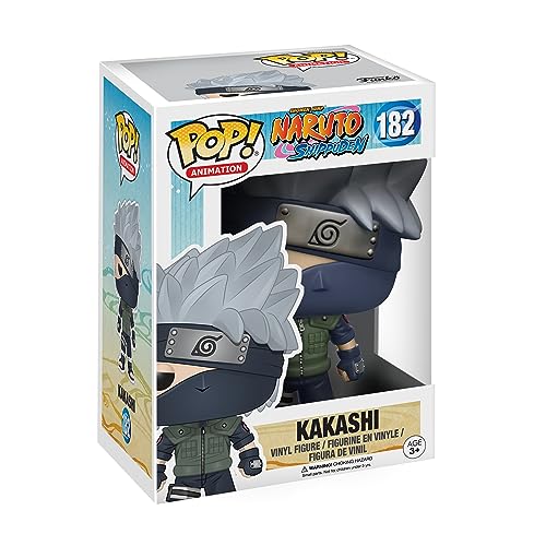 Funko POP Anime: Naruto Shippuden Kakashi Toy Figure, Gray - Kakashi