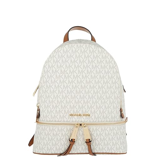 Michael Kors Damen Rhea Zip Rucksack - Weiß (Vanilla)