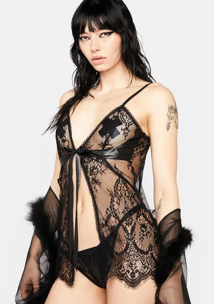 Sheer Lace Lingerie Set | X-Large/XX-Large