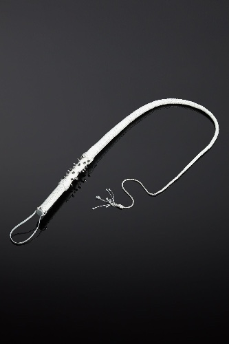Albus Five Foot Patent Leather Whip