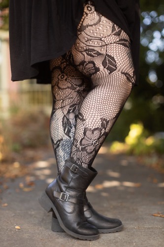 Plus Size Florals in Bloom Net Tights | Default Title