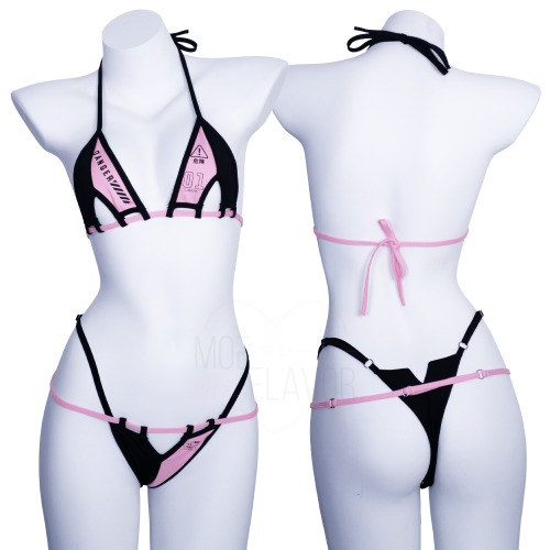 Swimsuit Danger Gamer Bunny Bikini | Pink / XS/S