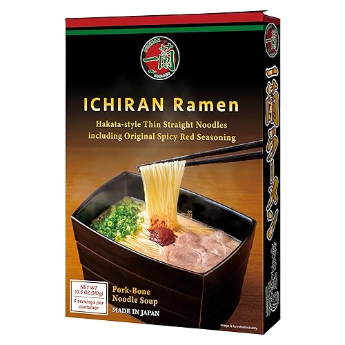 [FOR DARE CHRISTMAS] Official ICHIRAN Take-Home Ramen Kit (Pork Bone Broth Flavor), Authentic Tonkotsu Ramen Noodle Soup Imported from Japan