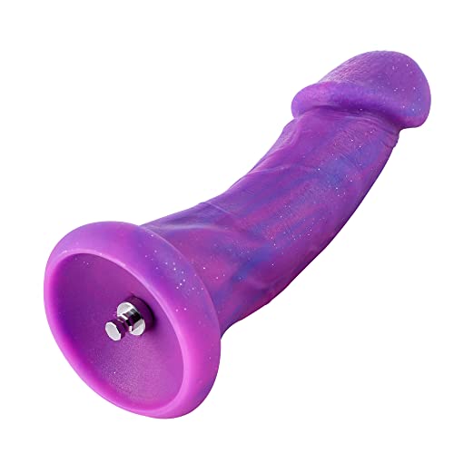 Hismith 8.46" Silicone Dildo with KlicLok System for Hismith Premium Sex Machine, 7.6" Insert-able Length, Max Girth 5.72" Diameter 2.34" - Fantasy Series - 8.46" Silicone Dildo