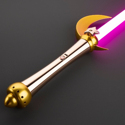 The Sailor Moon lightsaber | Brass / Premium (Xeno3 Neopixel) / 92 cm / 36 inches