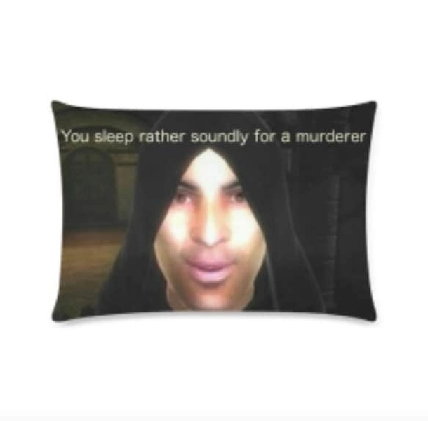 Oblivion Dark Brotherhood Pillow Case - Meme TES,  funny gift for friend.