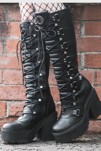 Selene Boots - EU41 / Black / 100% PU