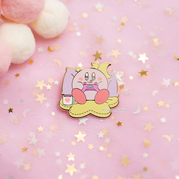 Gamer Poyo Hard Enamel Pin - [A- Grade] / Simple Rubber Back