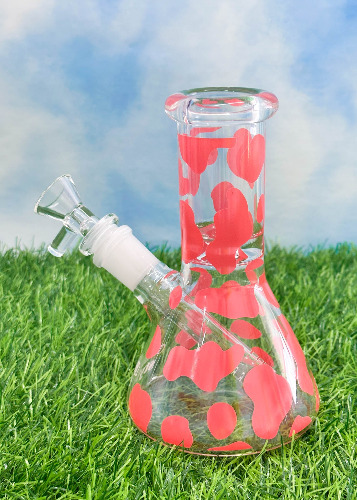 MINI PINK COW BONG