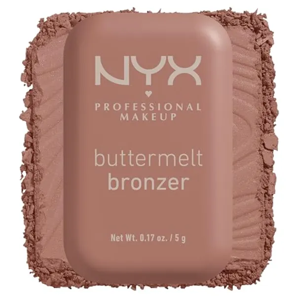 NYX PROFESSIONAL MAKEUP Matte Buttermelt Bronzer, Longwear Face Makeup with Up to 12 Hours of Wear, Vegan Formula - Deserve Butta