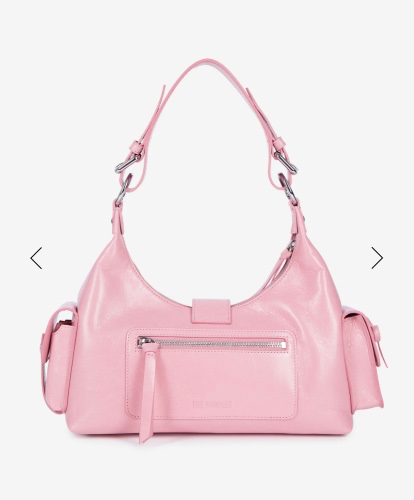Pink leather Amelia bag| The Kooples