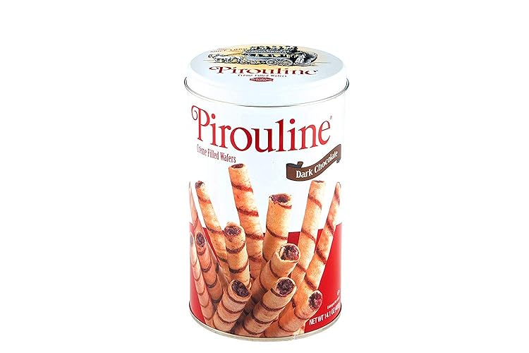 Pirouline Artisan Rolled Wafers - Dark Chocolate - 14 oz