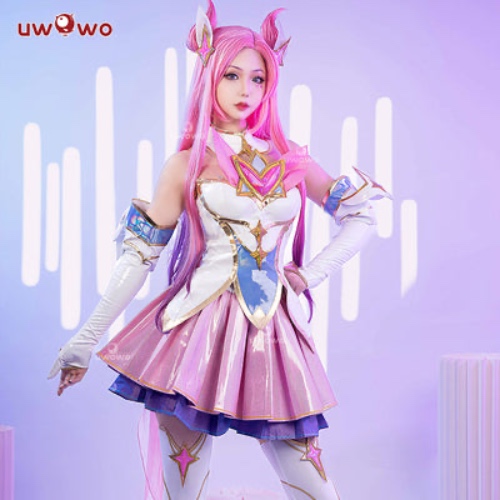 Uwowo League of Legends/LOL Costume Star Guardian Kai'Sa SG Kaisa Christmas Cosplay Costume - 【In Stock】S