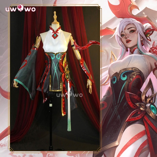 Uwowo Collab Series: Game League of Legends LOL Ari Lia Cosplay Costume | 【Pre-sale】S