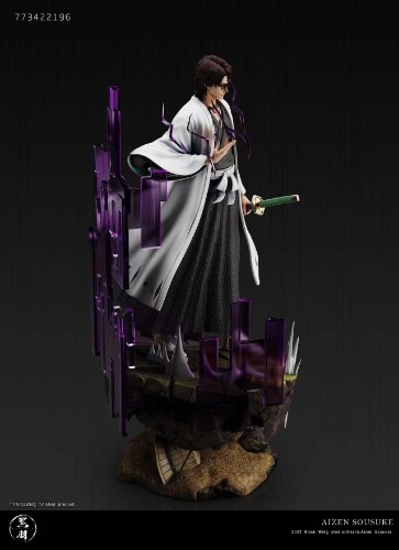 【In stock】1/6 Scale Sōsuke Aizen with Kurohitsugi-Bleach-BlackWing Studio