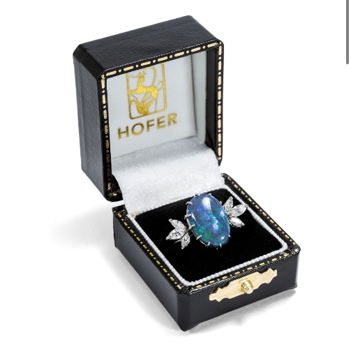 Vintage ring "Tropischer Schmetterling"