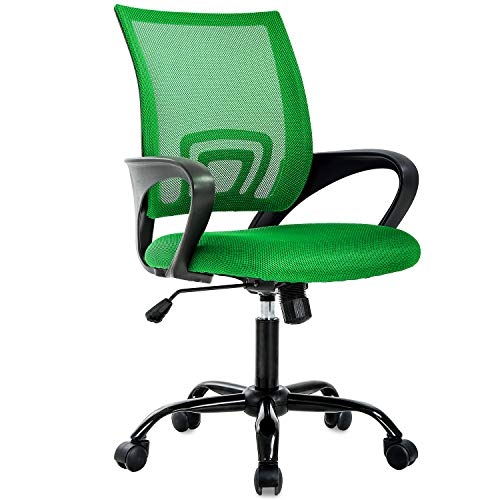 Ergonomic Office Chair Cheap Desk Chair Mesh Executive Computer Chair Lumbar Support for Women&Men, Green - Green