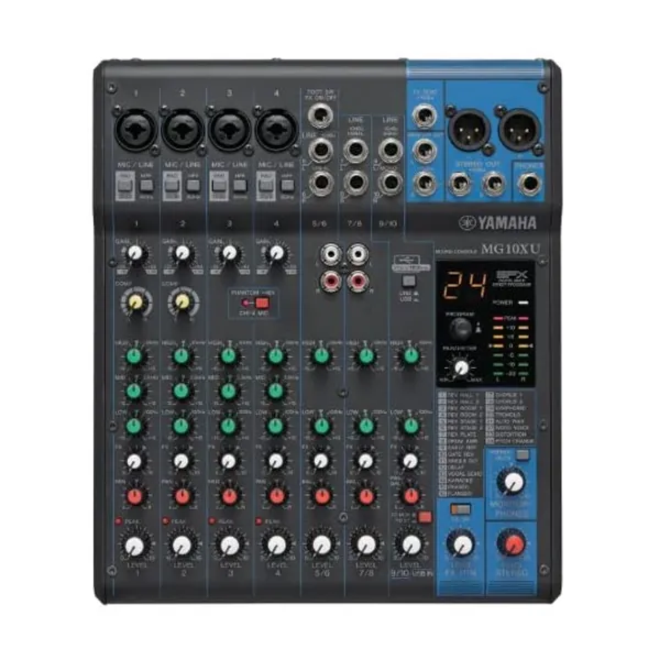 
                            YAMAHA MG10XU 10-Input Stereo Mixer with Effects
                        