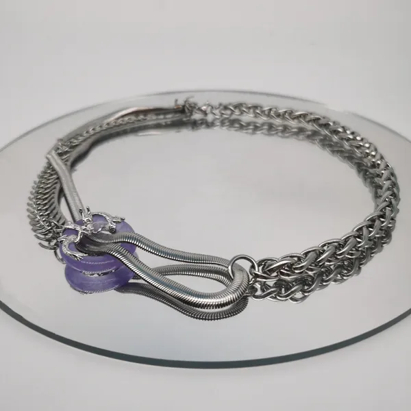 Purple Jade Choker