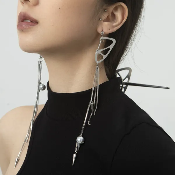 Mechanical Butterfly Earrings
