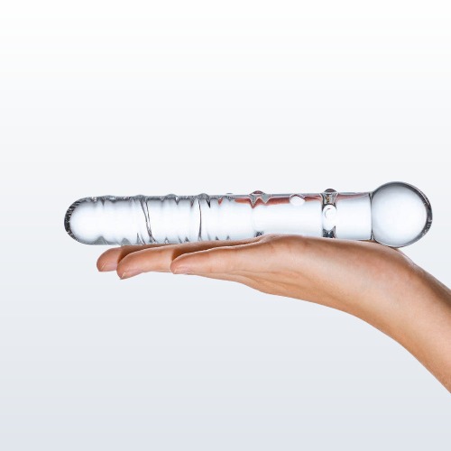 Gläs Callisto Clear Glass Dildo