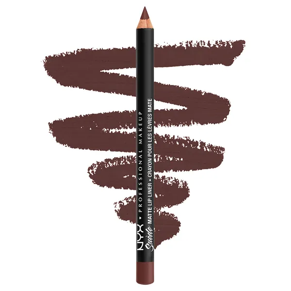 NYX PROFESSIONAL MAKEUP Suede Matte Lip Liner, Cold Brew 55