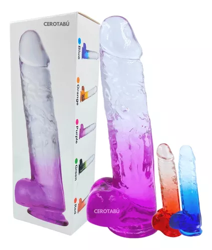 Dildo Consolador Pene Grande Adherente 23cm Juguete Sexual