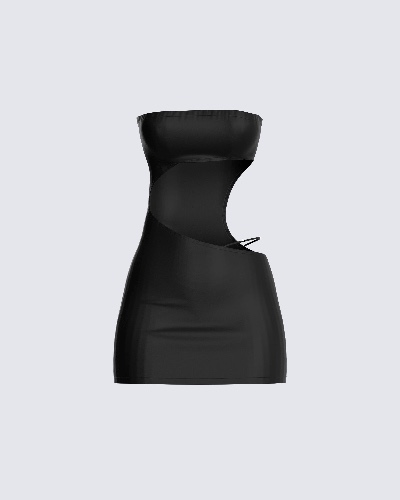 Lewis Black Cut Out Dress | XS