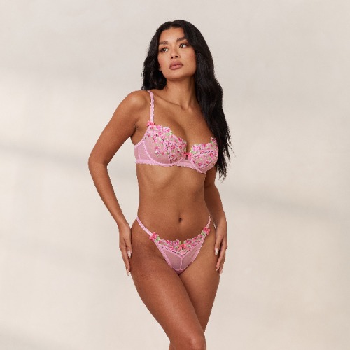 Eden Balcony Bra - Pink | 14 / F
