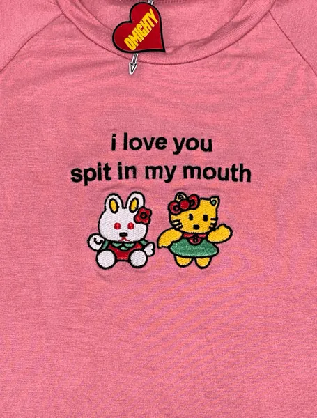 SWEET LORD O'MIGHTY! I LOVE YOU BABY TEE IN BLUSH