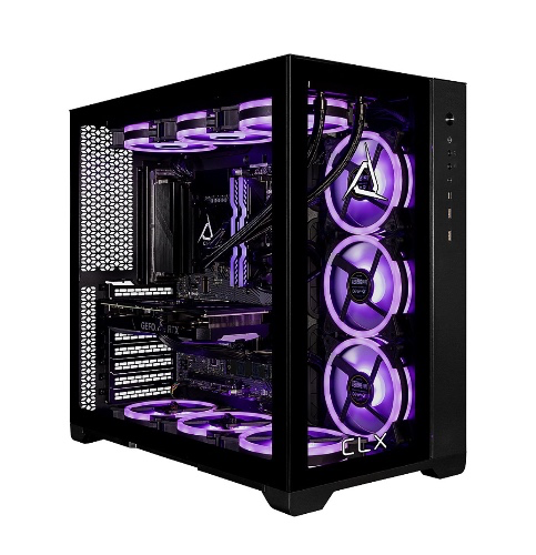 CLX - SET Gaming Desktop - Intel Core i9-13900KF - 64GB Memory - NVIDIA GeForce RTX 4070 - 2TB NVMe M.2 SSD + 6TB HDD - Black