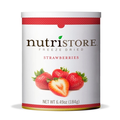 Freeze Dried Strawberries, 100% Preservative Free, No Added Sugar. All Natural Full Flavor Strawberry in a #10 Can - Freeze Dried Strawberry