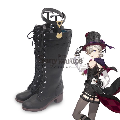 Game Genshin Impact Cosplay Lyney Cosplay Shoes - 38
