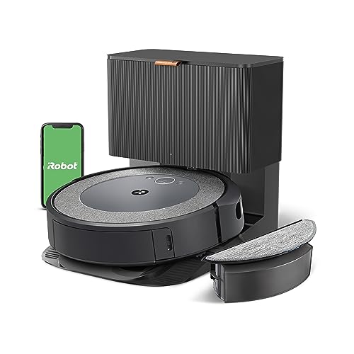 iRobot Roomba Combo i5+ Self-Emptying Robot Vacuum and Mop, Clean by Room with Smart Mapping, Empties Itself for Up to 60 Days, Works with Alexa, Personalized Cleaning OS - Roomba Combo i5+