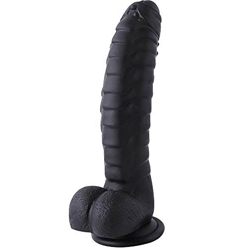 22cm G-Punkt-Dildo für Frauen Realistische Dildos,klassische dildos, MOCOYA Dildo mit starkem Saugnapf, Erwachsenenspielzeug für Frauen Vergnügen Dildo und Analspiel, Dildo für Männer - Schwarz