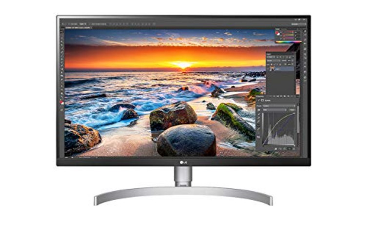 LG 27UL850-W 27 Inch UHD (3840 x 2160) IPS Display with VESA DisplayHDR 400 and USB Type-C Connectivity, White