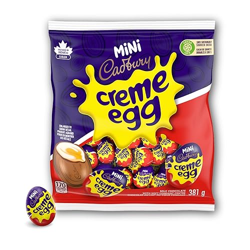 Cadbury, Mini Creme Eggs, Milk Chocolate with Soft Fondant Centre Candy, Easter Chocolatey Candy, 381 g - 381 g (Pack of 1)