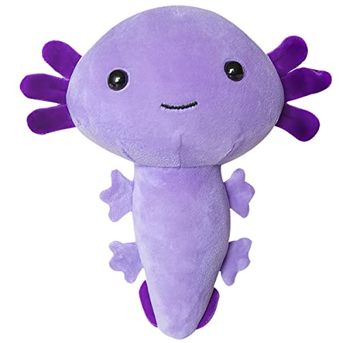 Mexican Salamander Axolotl Plush Toy 7.8''/20cm plushie Soft Doll Stuffed Toy for Kids Birthday,Christmas,Party Gift(Purple)