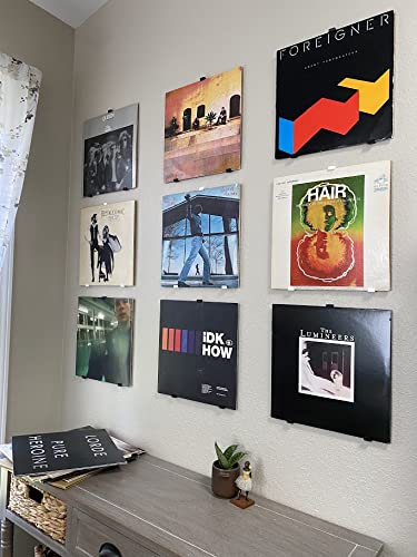 Vinyl Record Album Wall Mount Display