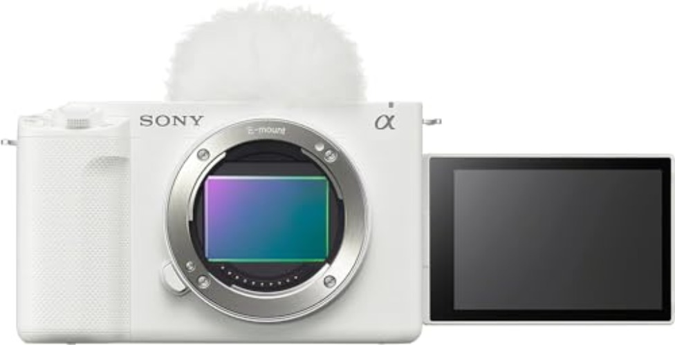 Sony Alpha ZV-E1 Full-Frame Interchangeable Lens Mirrorless Vlog Camera - White Body - White - Camera Body