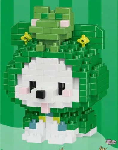 Perro en chubasquero 